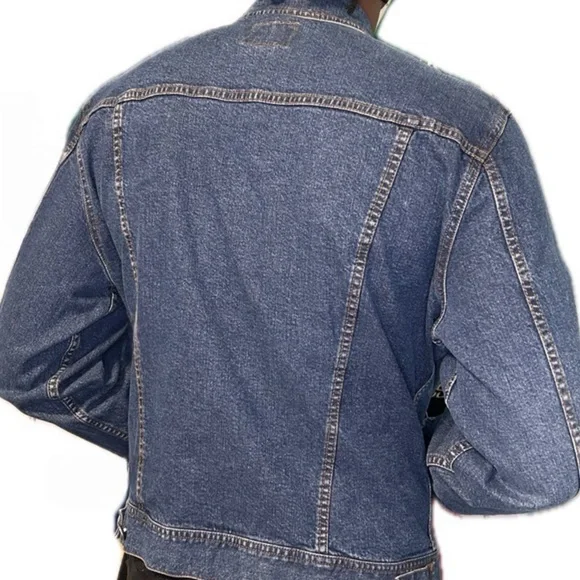 Vintage 1967 Calvin Klein Jeans denim Jacket Hong Kong | US size medium - Picture 3 of 8